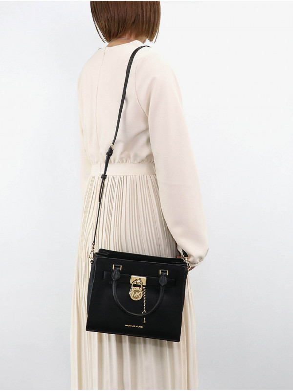 Сумка Michael Kors Nouveau Hamilton 35T1GHMS1L BLACK Medium Сумка Michael Kors Nouveau Hamilton 35T1GHMS1L BLACK Medium
