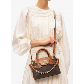 Сумка Michael Kors Carmen 30S0GNMS1B BROWN ACORN Small