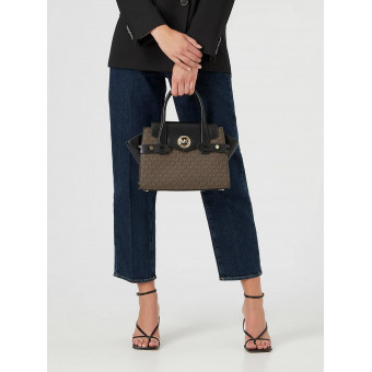 Сумка Michael Kors Carmen 30S0GNMS1B BROWN BLACK Small
