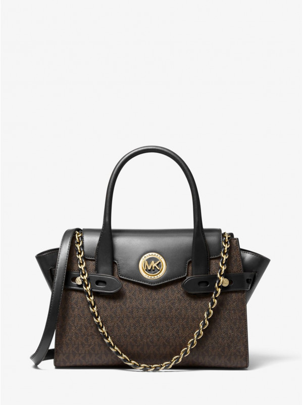 Сумка Michael Kors Carmen 30S0GNMS1B BROWN BLACK Small Сумка Michael Kors Carmen 30S0GNMS1B BROWN BLACK Small