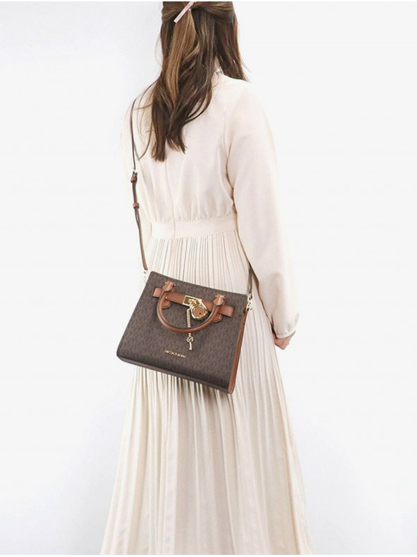Сумка Michael Kors Hamilton 35F1GHMS1B BROWN Medium Сумка Michael Kors Hamilton 35F1GHMS1B BROWN Medium
