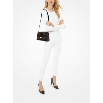 Сумка Michael Kors Jessie 30F9GI6L2B BROWN BLACK Medium