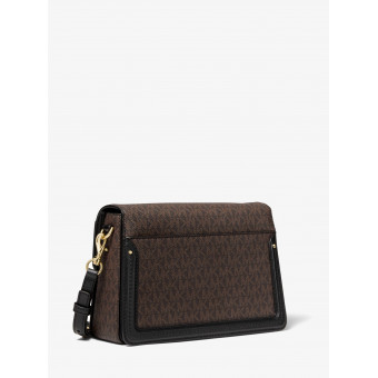 Сумка Michael Kors Jessie 30F9GI6L2B BROWN BLACK Medium