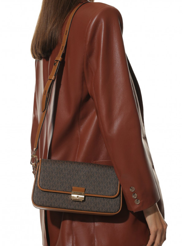 Сумка Michael Kors Bradshaw 30SIG2BL1B BROWN ACORN Small Сумка Michael Kors Bradshaw 30SIG2BL1B BROWN ACORN Small